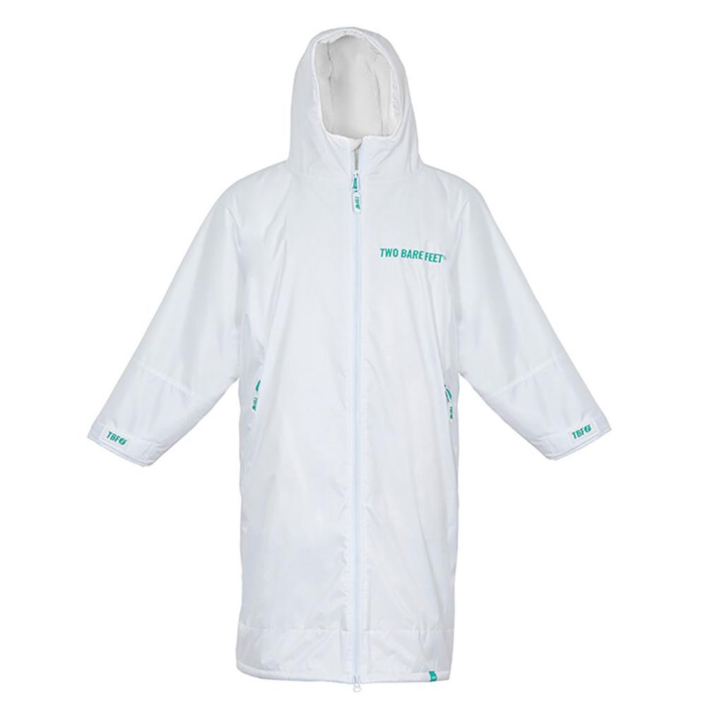 Two Bare Feet Weatherproof Changing Robe & Changing Mat - White / Teal